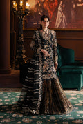 Sarave Raw Silk Pakistani Bridal and Formal Dresses - Afrozeh - 1