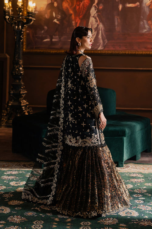 Sarave Raw Silk Pakistani Bridal and Formal Dresses - Afrozeh - 2