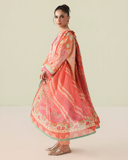 Warm Horizon Organza Women Clothing - Roheenaz - 2