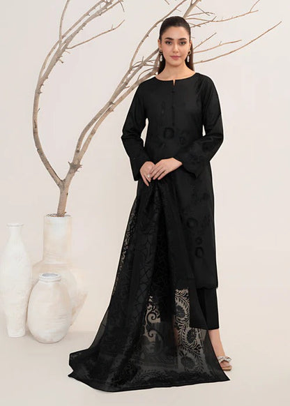 Zurna - Black Net Pakistani Summer Dresses - Sahiba-clothing - 1