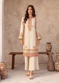 Dilruba - Off White Premium Fabric Pakistani Summer Dresses - Sahiba-clothing - 1