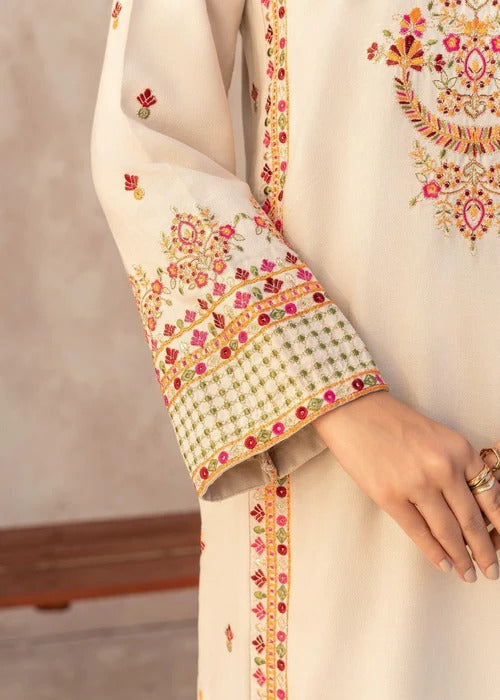 Dilruba - Off White Premium Fabric Pakistani Summer Dresses - Sahiba-clothing - 8
