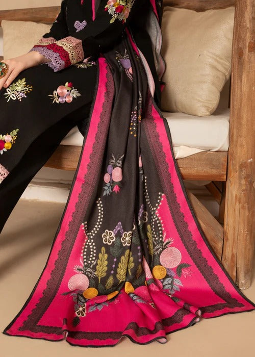 Faiqa - Black Premium Fabric Pakistani Summer Dresses - Sahiba-clothing - 7