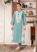 Aquamarine Premium Fabric Pakistani Summer Dresses - Sahiba-clothing - 1
