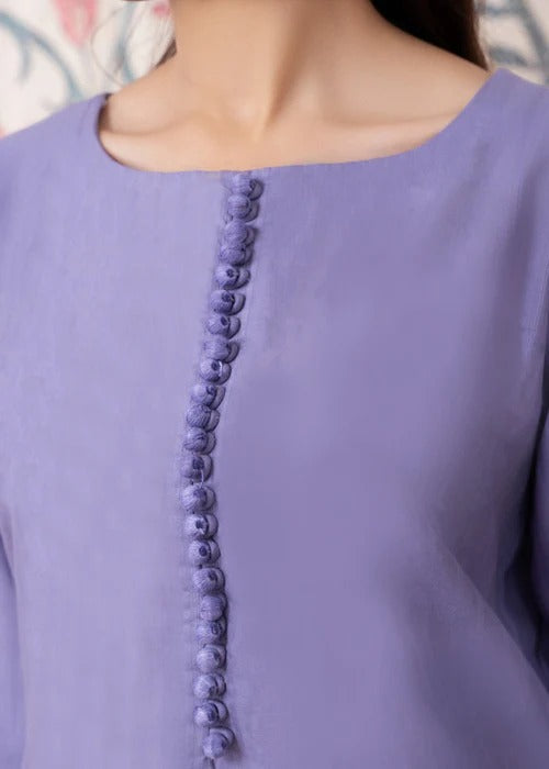 Calico - Lilac Premium Fabric Pakistani Summer Dresses - Sahiba-clothing - 2