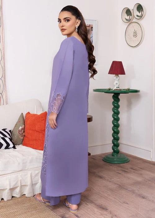 Calico - Lilac Premium Fabric Pakistani Summer Dresses - Sahiba-clothing - 5