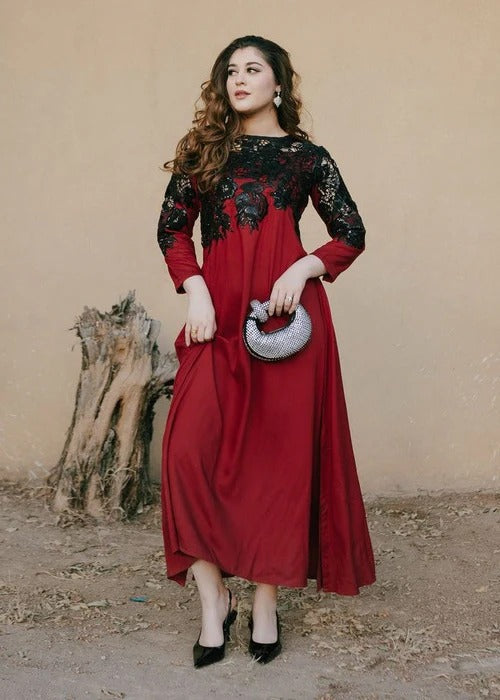 Meeral Premium Fabric Pakistani Winter Dresses - Sahiba-clothing - 7