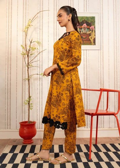 Caramel Premium Fabric Pakistani Summer Dresses - Sahiba-clothing - 3