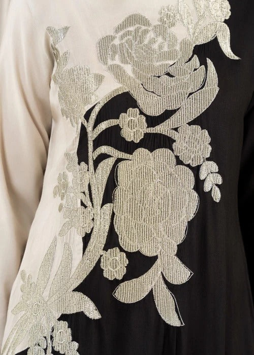 Anaya - Black Premium Fabric Pakistani Winter Dresses - Sahiba-clothing - 5