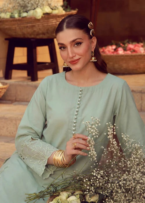 Calico - Pista Premium Fabric Pakistani Summer Dresses - Sahiba-clothing - 2