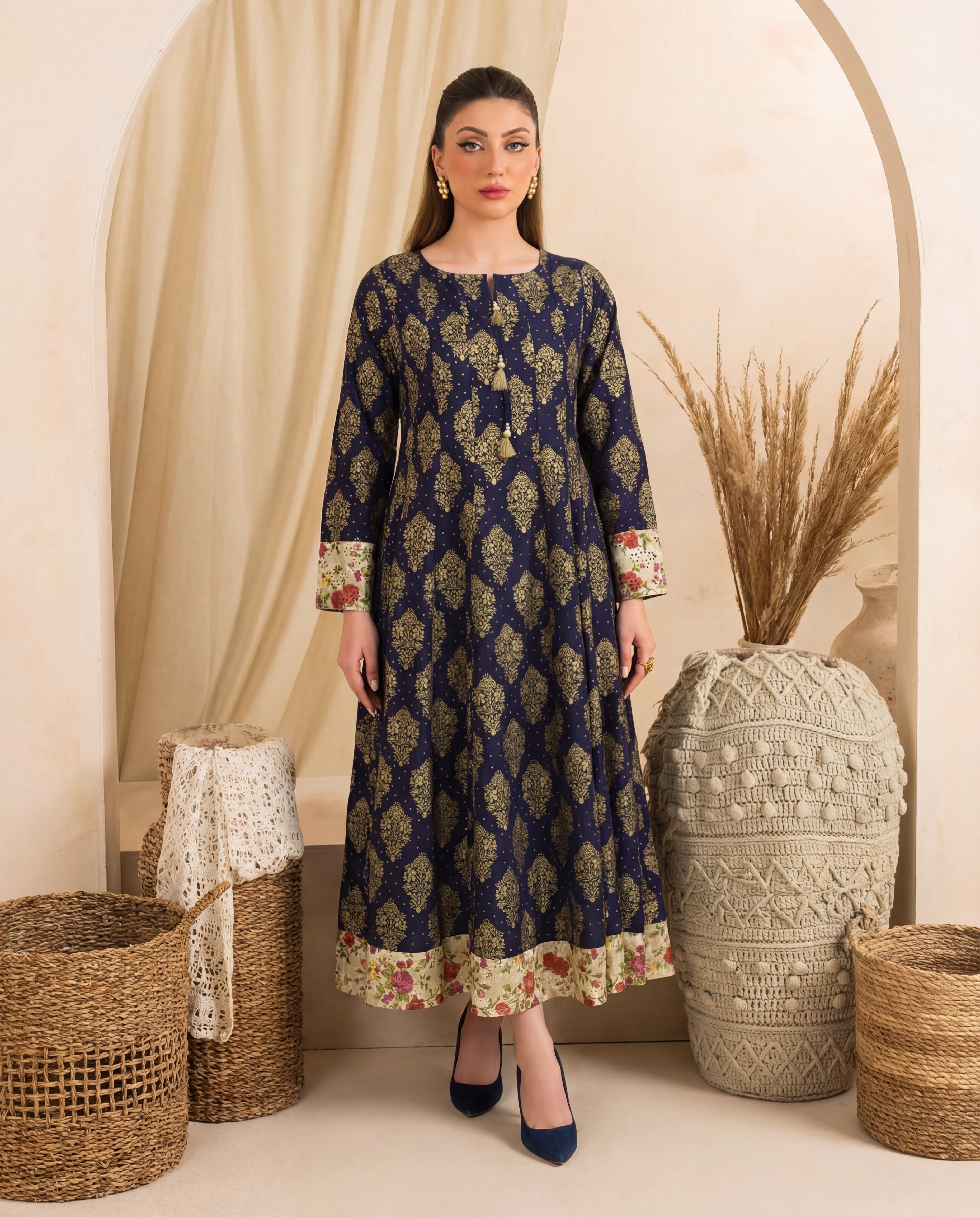 Yasna Premium Fabric Pakistani Winter Dresses - Sahiba-clothing - 2
