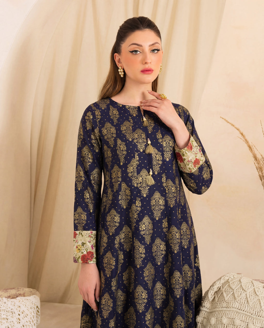 Yasna Premium Fabric Pakistani Winter Dresses - Sahiba-clothing - 6