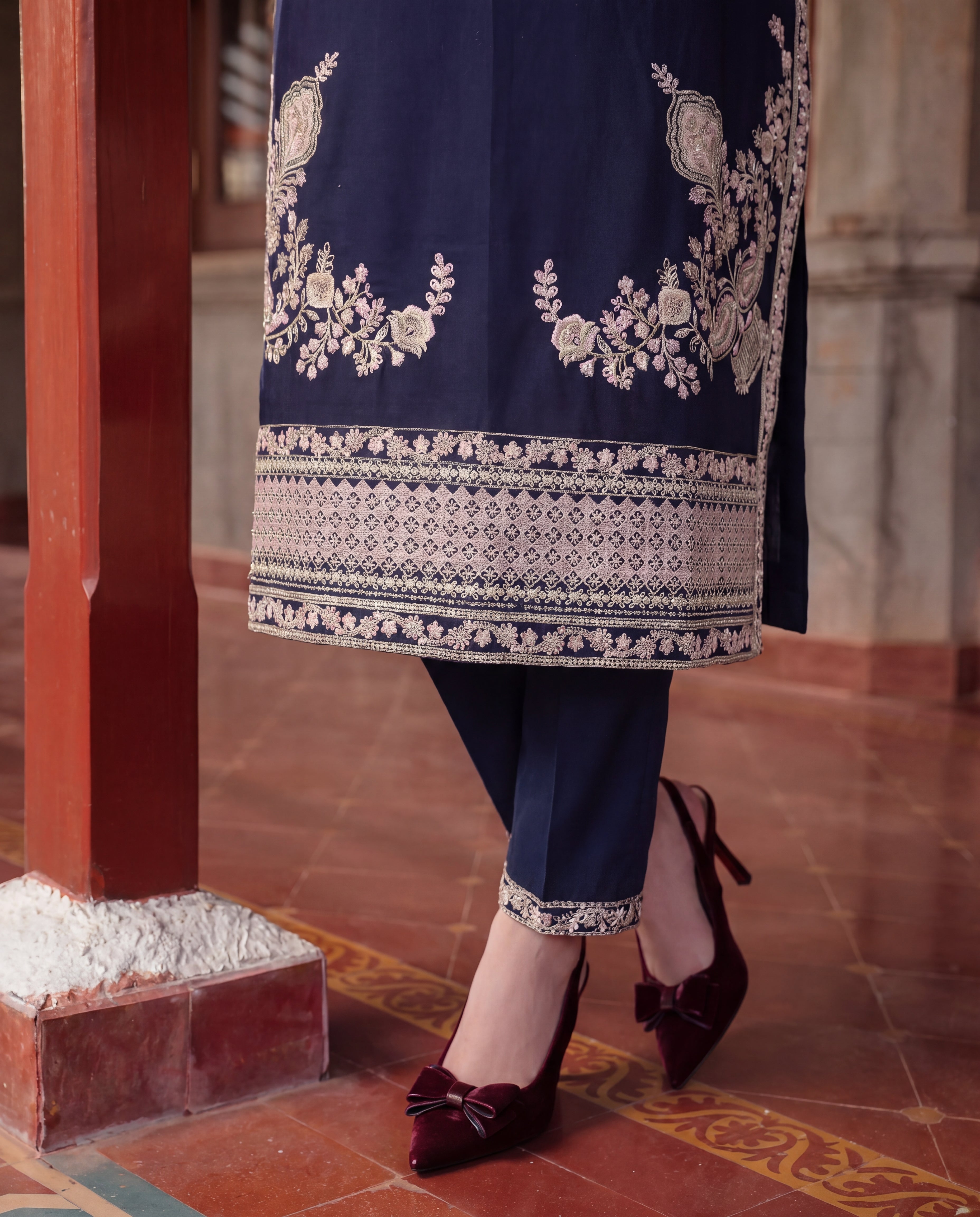 Zarafshaan Premium Fabric Pakistani Summer Dresses - Sahiba-clothing - 4