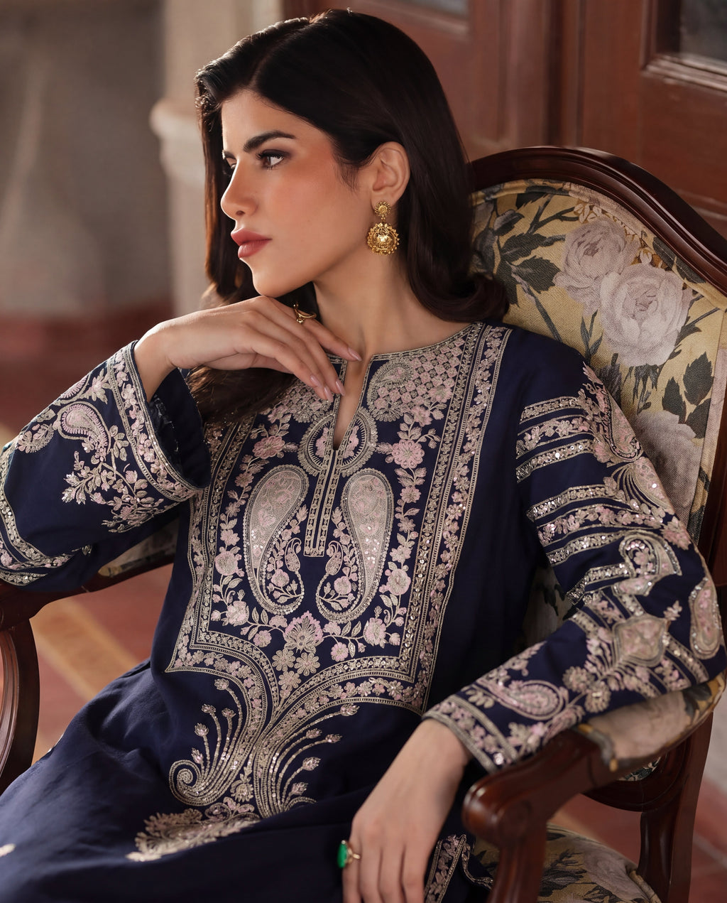 Zarafshaan Premium Fabric Pakistani Summer Dresses - Sahiba-clothing - 5