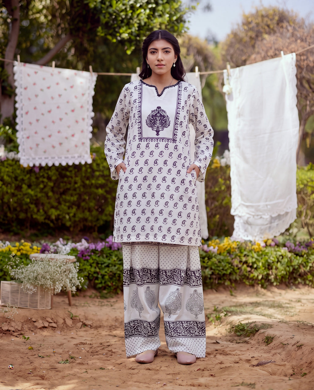 Zeenavar Premium Fabric Pakistani Summer Dresses - Sahiba-clothing - 1