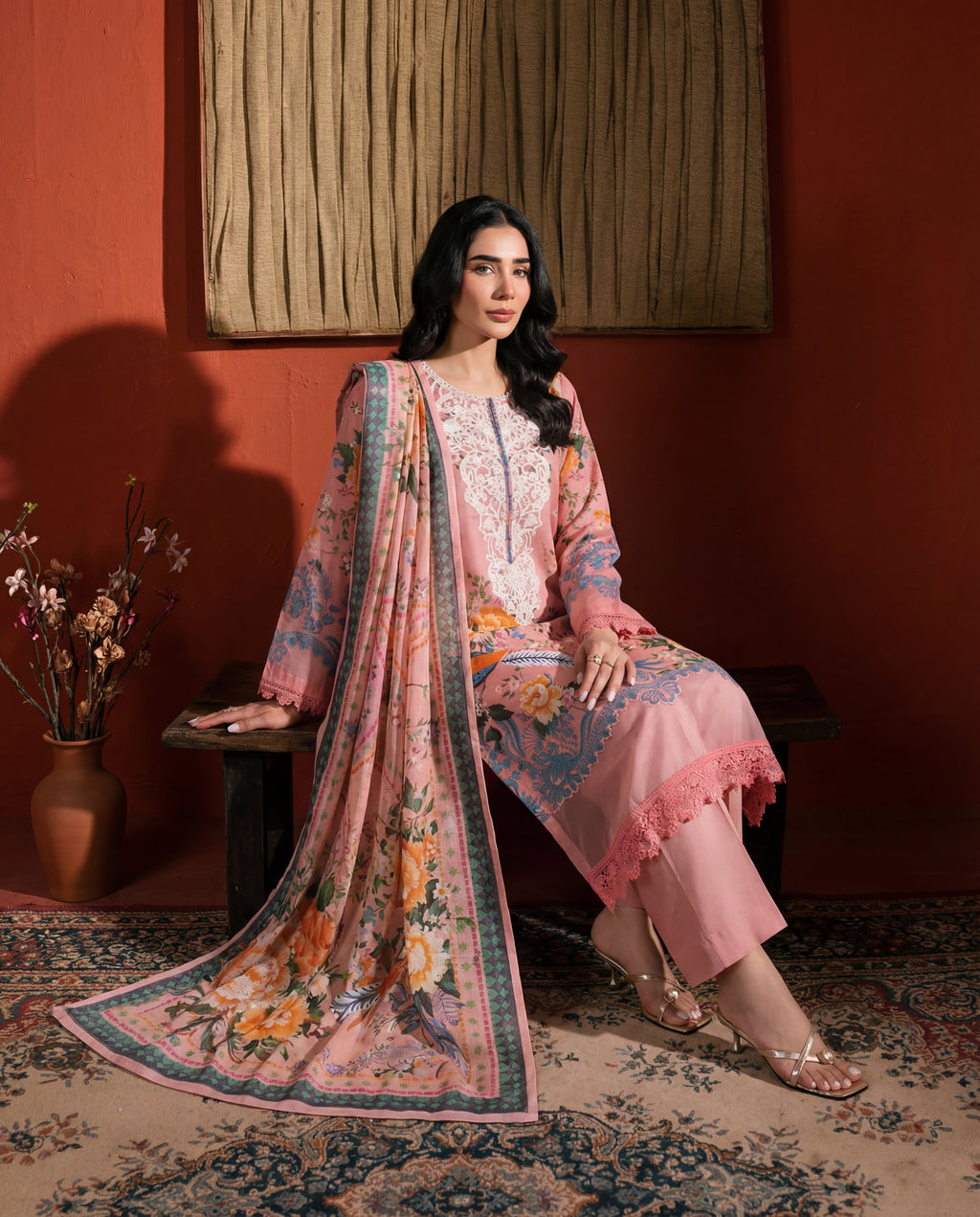 Zehnaz Premium Fabric Pakistani Summer Dresses - Sahiba-clothing - 6