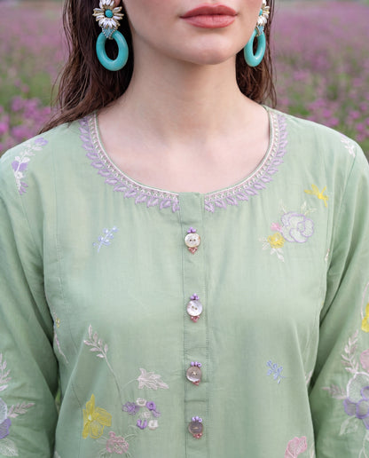 Zumra Pista Premium Fabric Pakistani Summer Dresses - Sahiba-clothing - 3