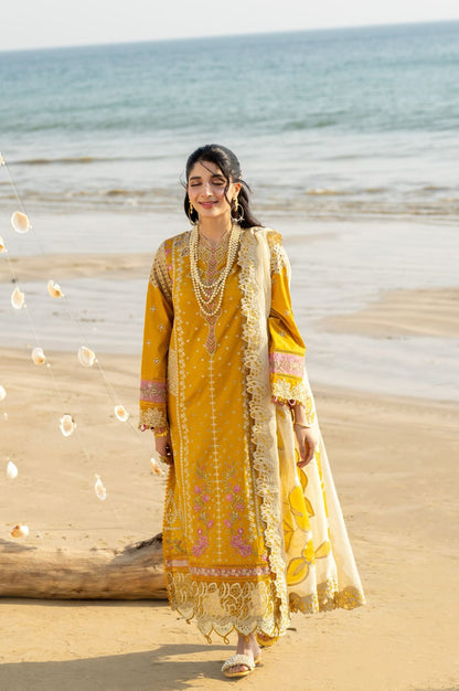 ZIYANA (AS-05) Cotton Pakistani Summer Dresses - aabyaan - 3