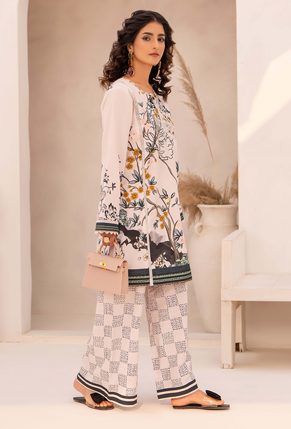 Freya - D01 Cotton Pakistani Summer Dresses - Humdum - 2