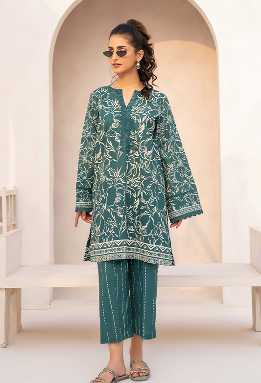 Freya - D10 Cotton Pakistani Summer Dresses - Humdum - 1