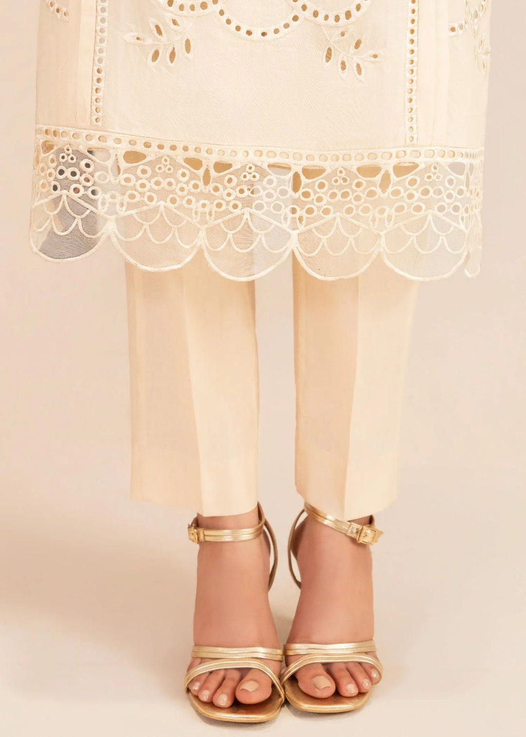 Ravi Ivory Premium Fabric Pakistani Summer Dresses - Sahiba-clothing - 4