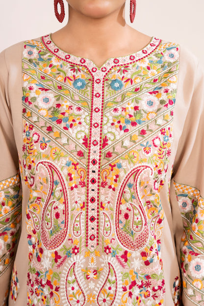 Nureh Skin Premium Fabric Pakistani Summer Dresses - Sahiba-clothing - 3