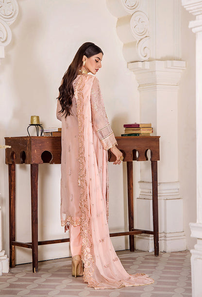 Pareesha embroidery tilla work collection-PS-07 Raw Silk Pakistani Winter Dresses - Humdum - 3