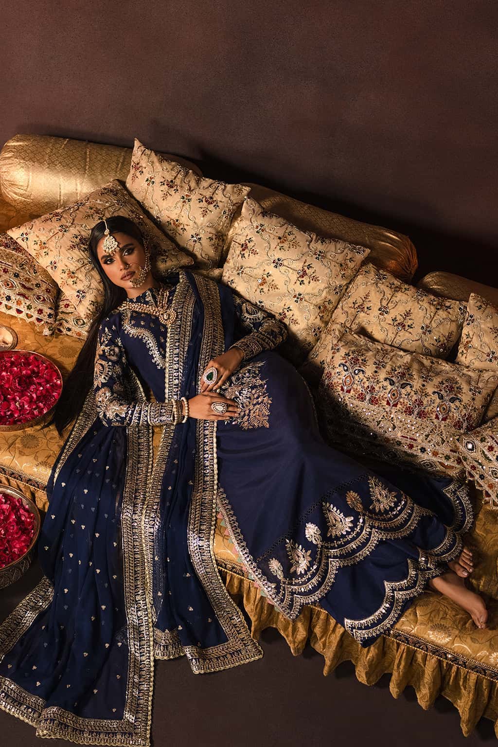 Maya Raw Silk Pakistani Formal Dresses - Afrozeh - 5