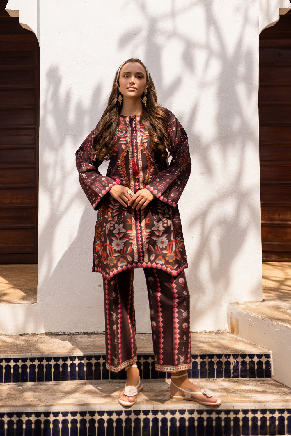 ARELIA (AX-01) Cotton Pakistani Summer Dresses - aabyaan - 1