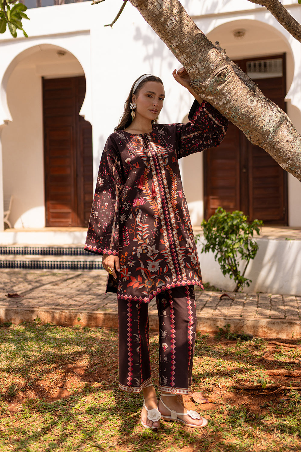 ARELIA (AX-01) Cotton Pakistani Summer Dresses - aabyaan - 2