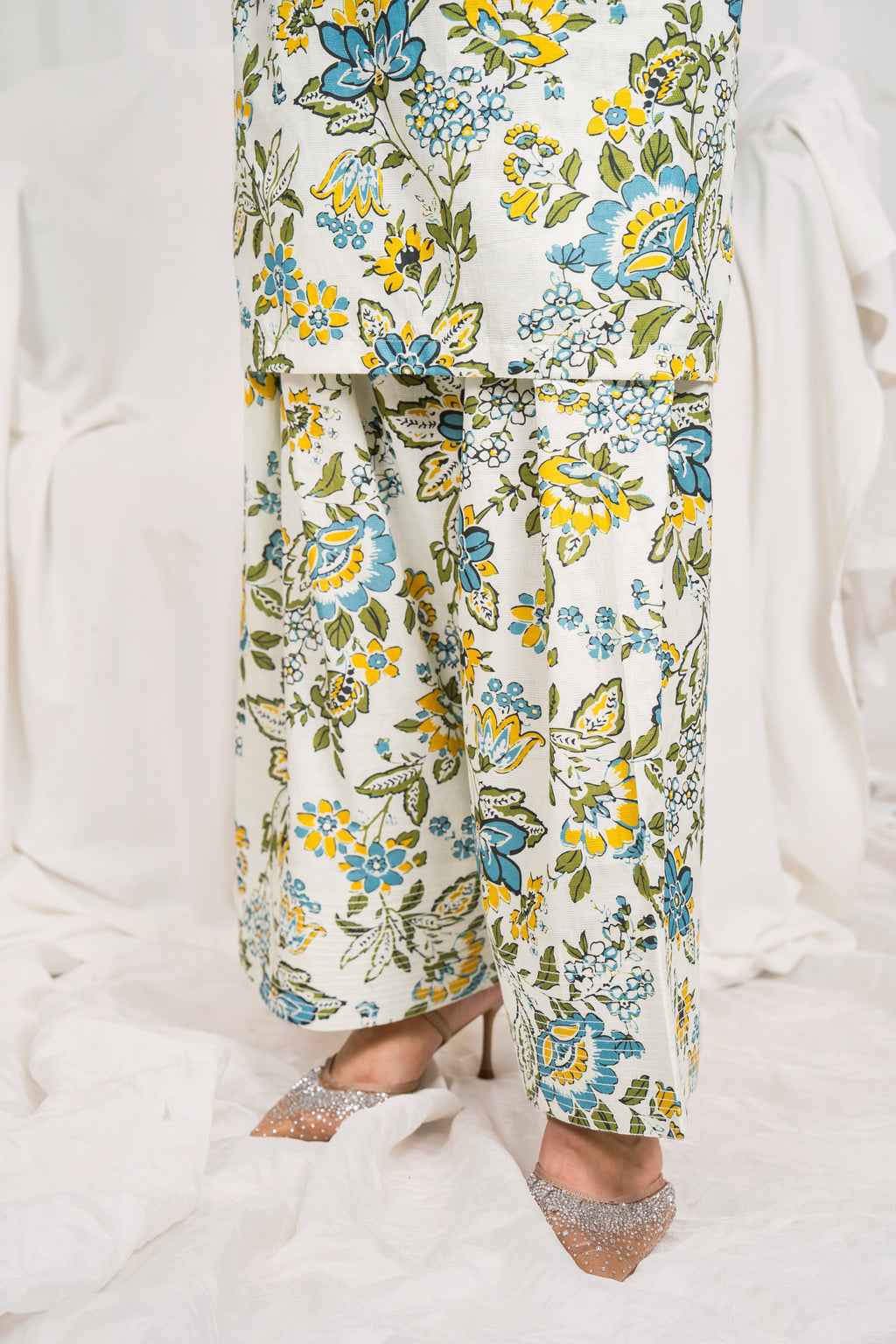Sanam - Pista Premium Fabric Pakistani Summer Dresses - Sahiba-clothing - 8
