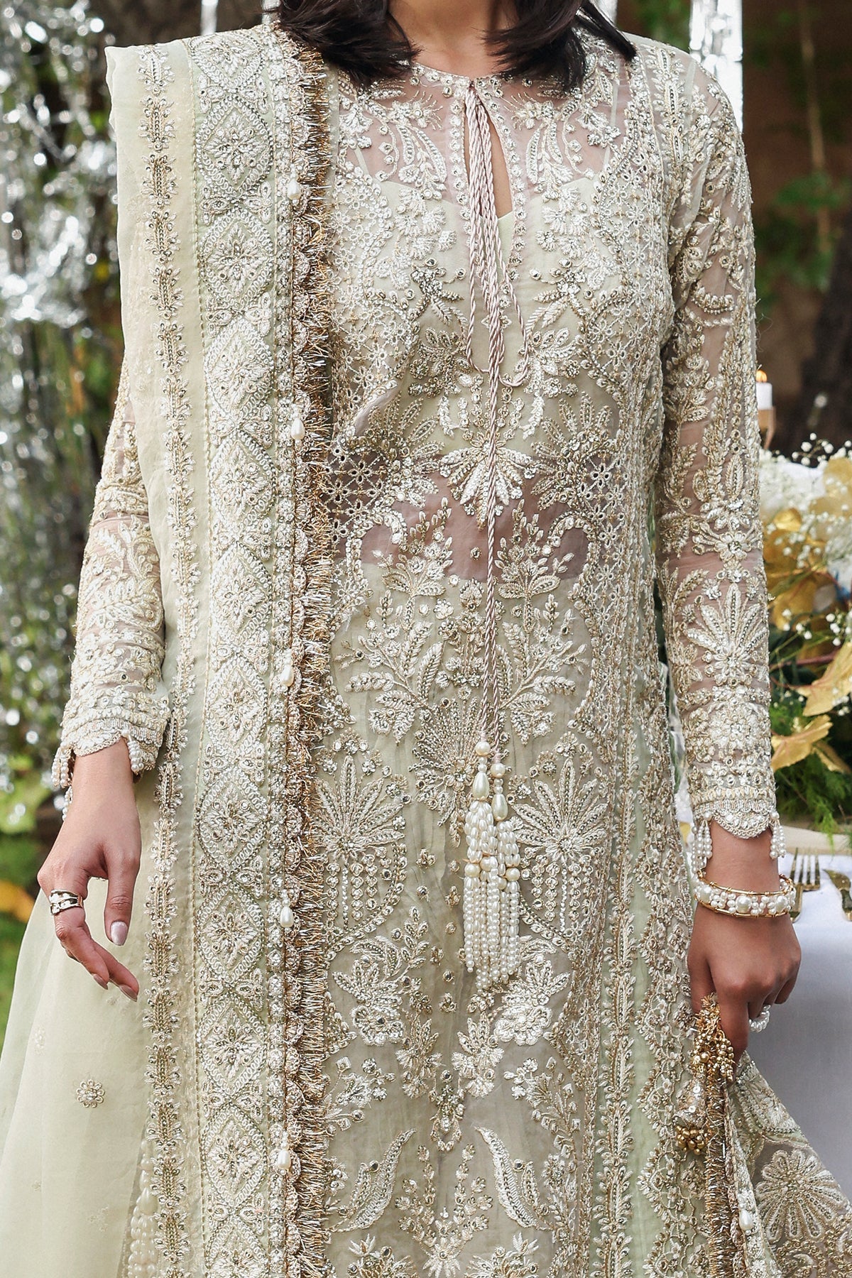 Soulhour Organza Pakistani Formal Dresses - Afrozeh - 4
