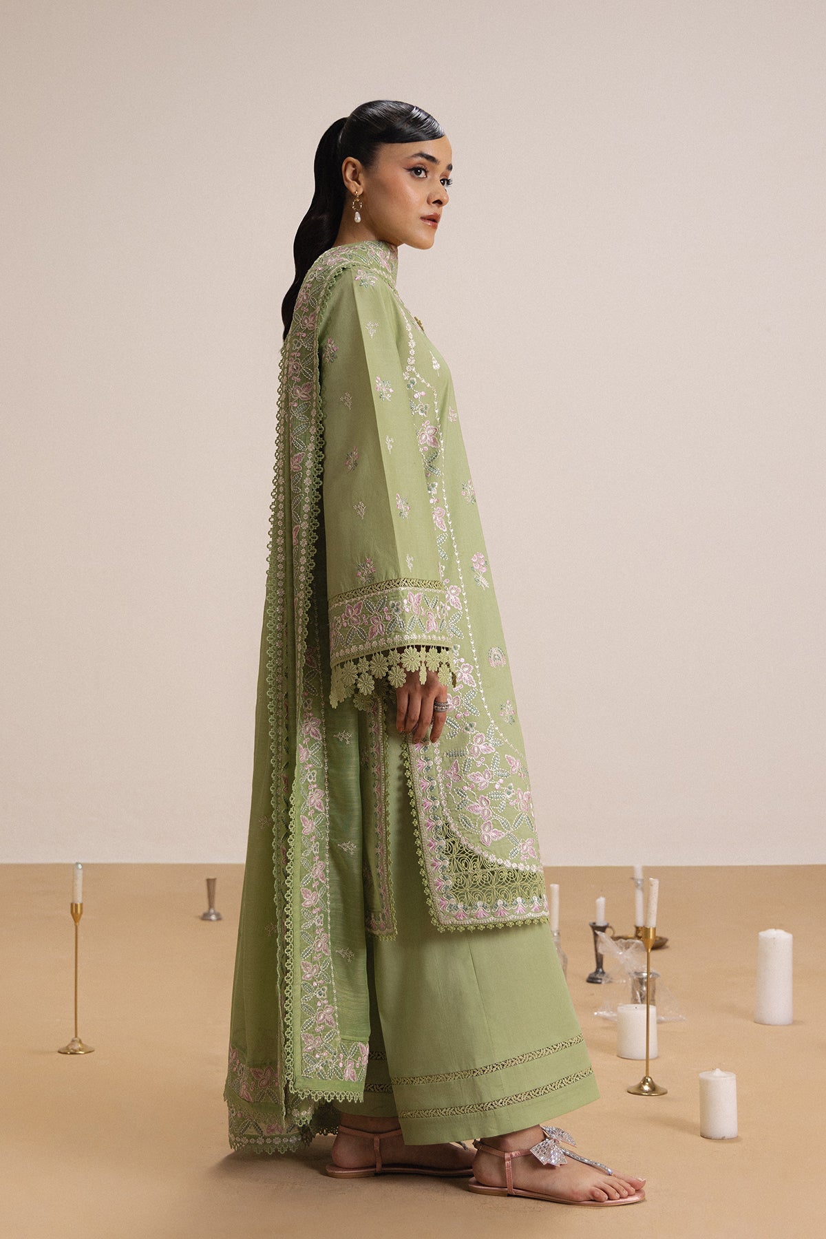 NACRE Lawn Pakistani Summer Dresses - Afrozeh - 3