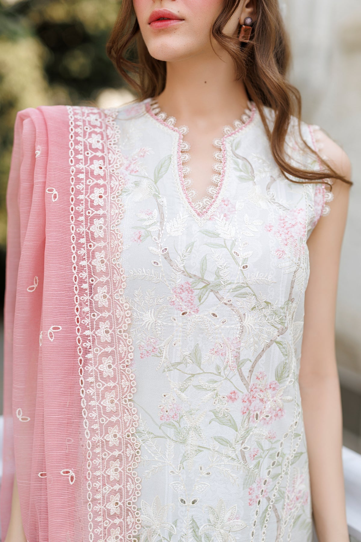 Aurevia Organza Pakistani Summer Dresses - Afrozeh - 4