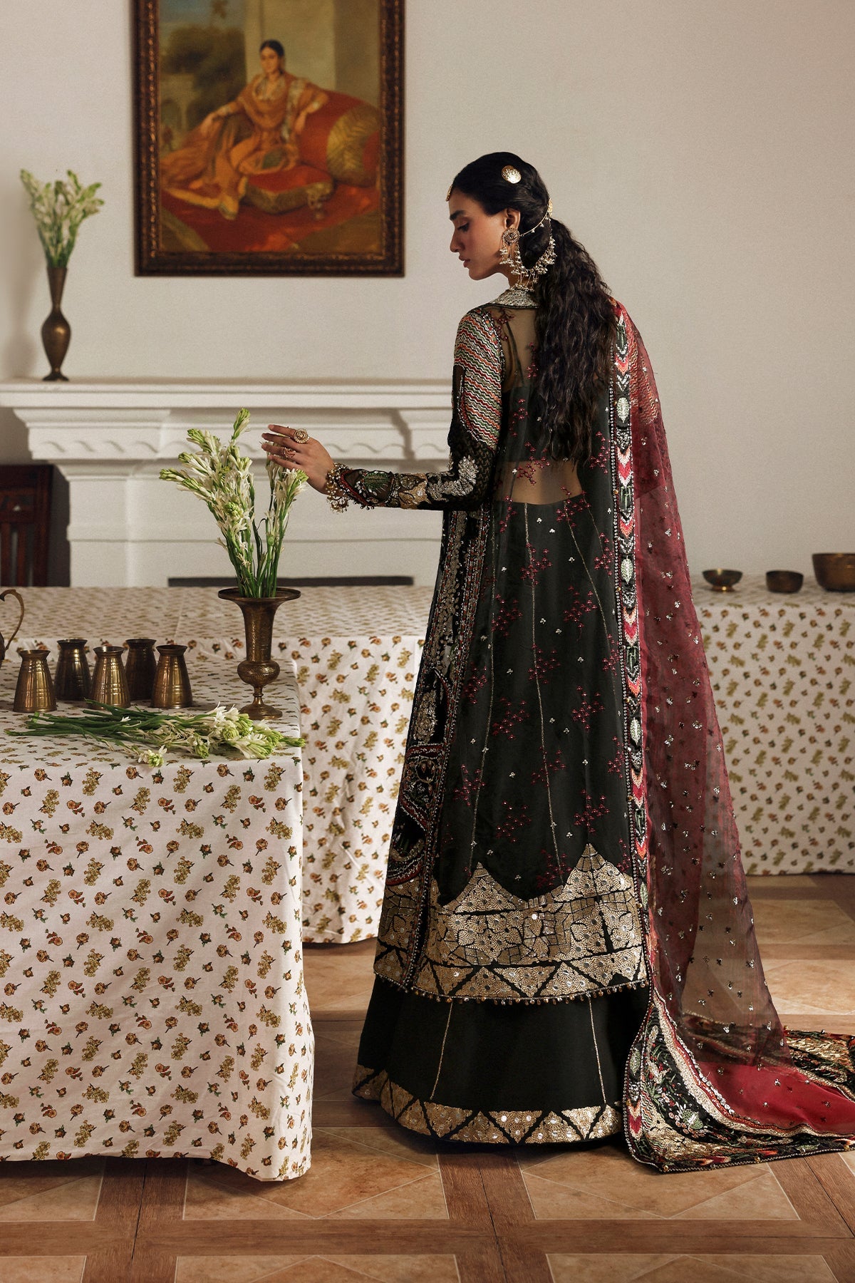 Dhanak Raw Silk Pakistani Formal Dresses - Afrozeh - 2