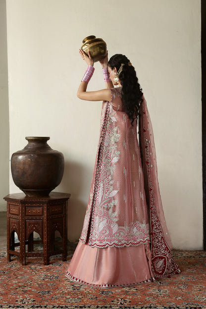 Roshaan Raw Silk Pakistani Formal Dresses - Afrozeh - 4